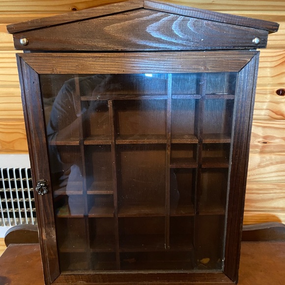 MCM Wall Decor Vintage Miniature Curio Display Case Mcm